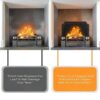 Fireplace Back Plate SIMOND STORE Cast Iron-3