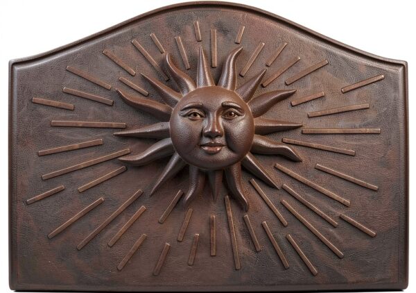 Cast Iron Fireplace Back Plate by Achla Designs Home Decor-0
