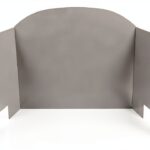 Stainless Steel Fireplace Shield RH Peterson 24x24-0