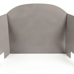 Stainless Steel Fireplace Shield RH Peterson 24x24-0