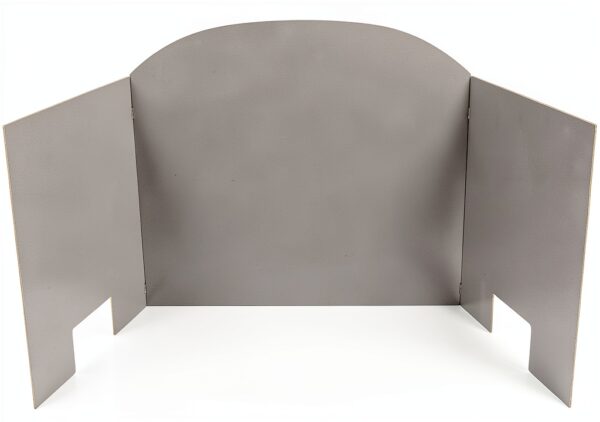 Stainless Steel Fireplace Shield RH Peterson 24x24-0