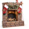 IGOHEALS Classic Iron Fireplace Back Plate-5