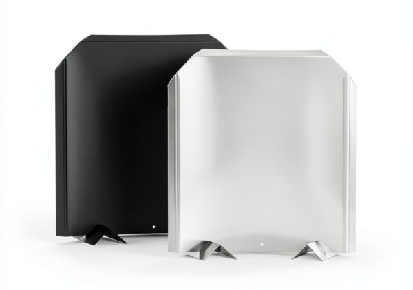 Flame Genie Black Stainless Steel Fireplace Back Plate FB1618 16x18-3