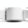 RH Peterson Fireplace Back Plate 36in Black Porcelain-1