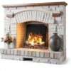 Stainless Steel Fireplace Back Plate Permade Modern-5