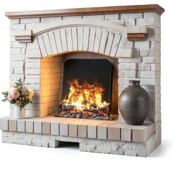 Stainless Steel Fireplace Back Plate Permade Modern-5