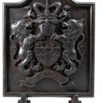 Dagan Cast Iron Fireplace Back Plate Home Decor-0