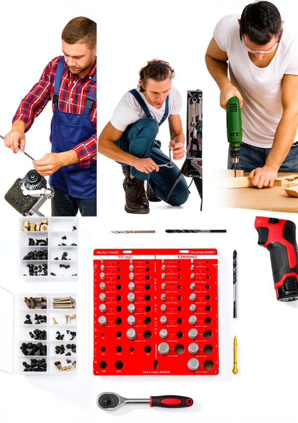 DIRONG Thread Checker DRTCR42 Red Aluminium 6061 Gauge-7