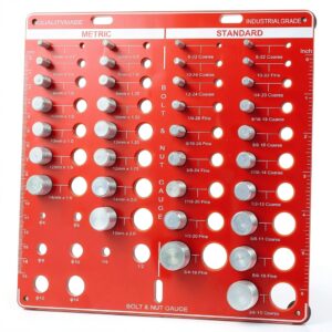 DIRONG Thread Checker DRTCR42 Red Aluminium 6061 Gauge-0