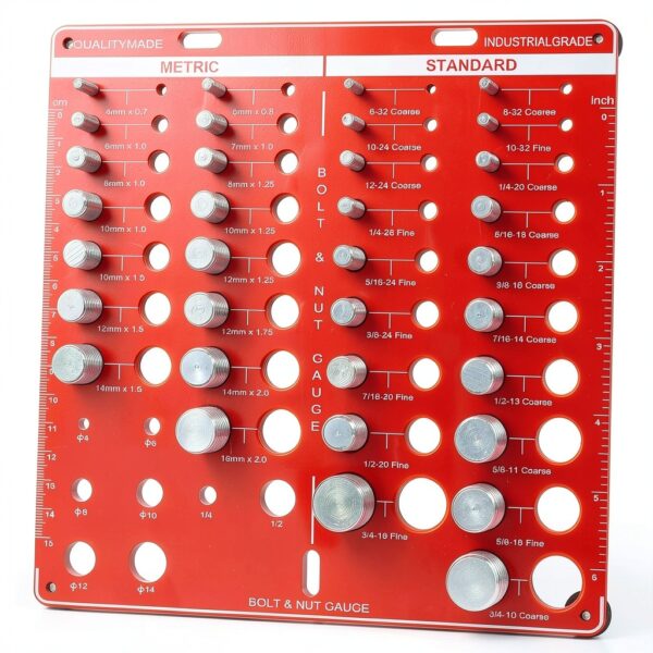 DIRONG Thread Checker DRTCR42 Red Aluminium 6061 Gauge-0