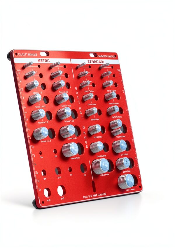DIRONG Thread Checker DRTCR42 Red Aluminium 6061 Gauge-3