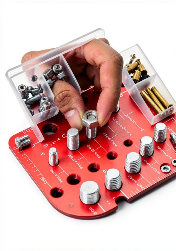 DIRONG Thread Checker DRTCR42 Red Aluminium 6061 Gauge-1