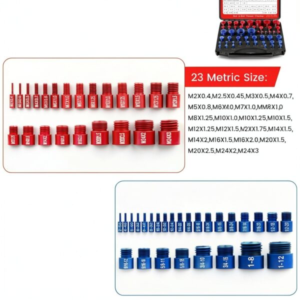Thread Checker Kit 50PCS Ukiupop Gauge with Laser Engraving-1