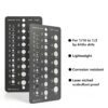 Thread Checker 2 PCS Bolt Gauge by Tekeviss Mountable Inch Cm Scale-3