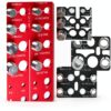 Thread Checker by Clatoon 42‑Nut & Bolt Gauge, 34 Sizes, Alloy-2