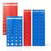 Nut and Bolt Thread Checker by Clonivent - 44 Size Aluminum Gauge-1