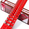 Thread Checker by Clatoon 42‑Nut & Bolt Gauge, 34 Sizes, Alloy-0