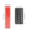 Thread Checker 2 PCS Bolt Gauge by Tekeviss Mountable Inch Cm Scale-4