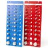 Nut and Bolt Thread Checker by Clonivent - 44 Size Aluminum Gauge-0