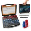 Thread Checker Set (55-Piece), Detachable Nut & Bolt Size Finder with Color-Coded Gauges, Bolt and nut Sizer, Ideal Gift for Mechanics, car Enthusiasts, DIYers, and Home Tool Kits-0