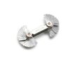 Professional Thread Gauge, 3-in-1 Thread Pitch Gauge: Metric 60°, Whitworth 55° & US SAE 60° Screw Gauge Set – Stainless Steel Thread Checker with Locking Device for Automotive, Workshop & Plumbing-1