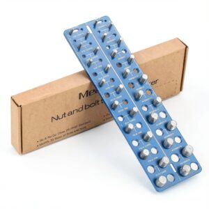 30 in 1 Nut and Bolt Thread Checker by Meaowera Standard and Metric-0