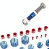 Thread Checker Set (55-Piece), Detachable Nut & Bolt Size Finder with Color-Coded Gauges, Bolt and nut Sizer, Ideal Gift for Mechanics, car Enthusiasts, DIYers, and Home Tool Kits-4