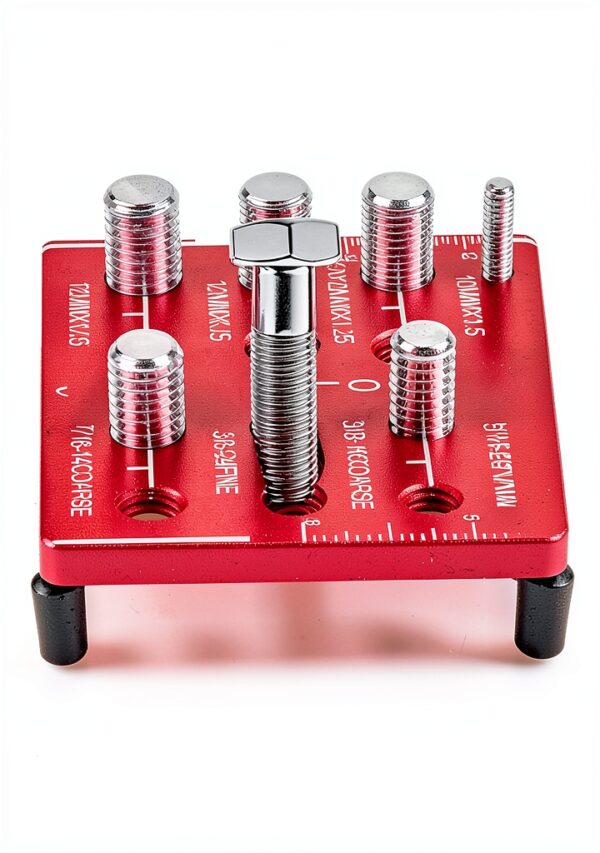 Thread Checker by Clatoon 42‑Nut & Bolt Gauge, 34 Sizes, Alloy-5