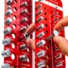 Thread Checker by Clatoon 42‑Nut & Bolt Gauge, 34 Sizes, Alloy-4