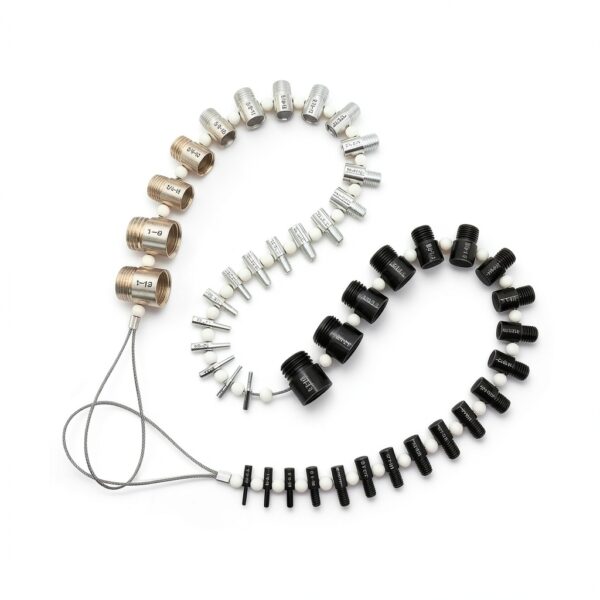 44Pcs Nut and Bolt Thread Checker,27 Standard & 23 Metric,44 Male/Female Thread Gauges,Bolt Size Finder,for Quickly Identify and Verify-2
