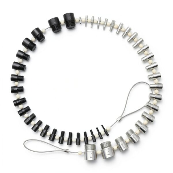 44Pcs Nut and Bolt Thread Checker,27 Standard & 23 Metric,44 Male/Female Thread Gauges,Bolt Size Finder,for Quickly Identify and Verify-8
