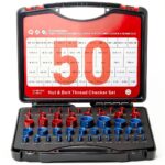 Thread Checker Redants 50Pcs Detachable SAE and Metric Gauge Set-0