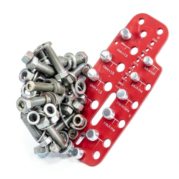 Thread Checker 49 Set by Esdabem Aluminum Tool for Standard & Metric-3
