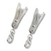 Portable Bolt Size Finder RDGXAED 2PCS Thread Gauge Keychain Stainless-0